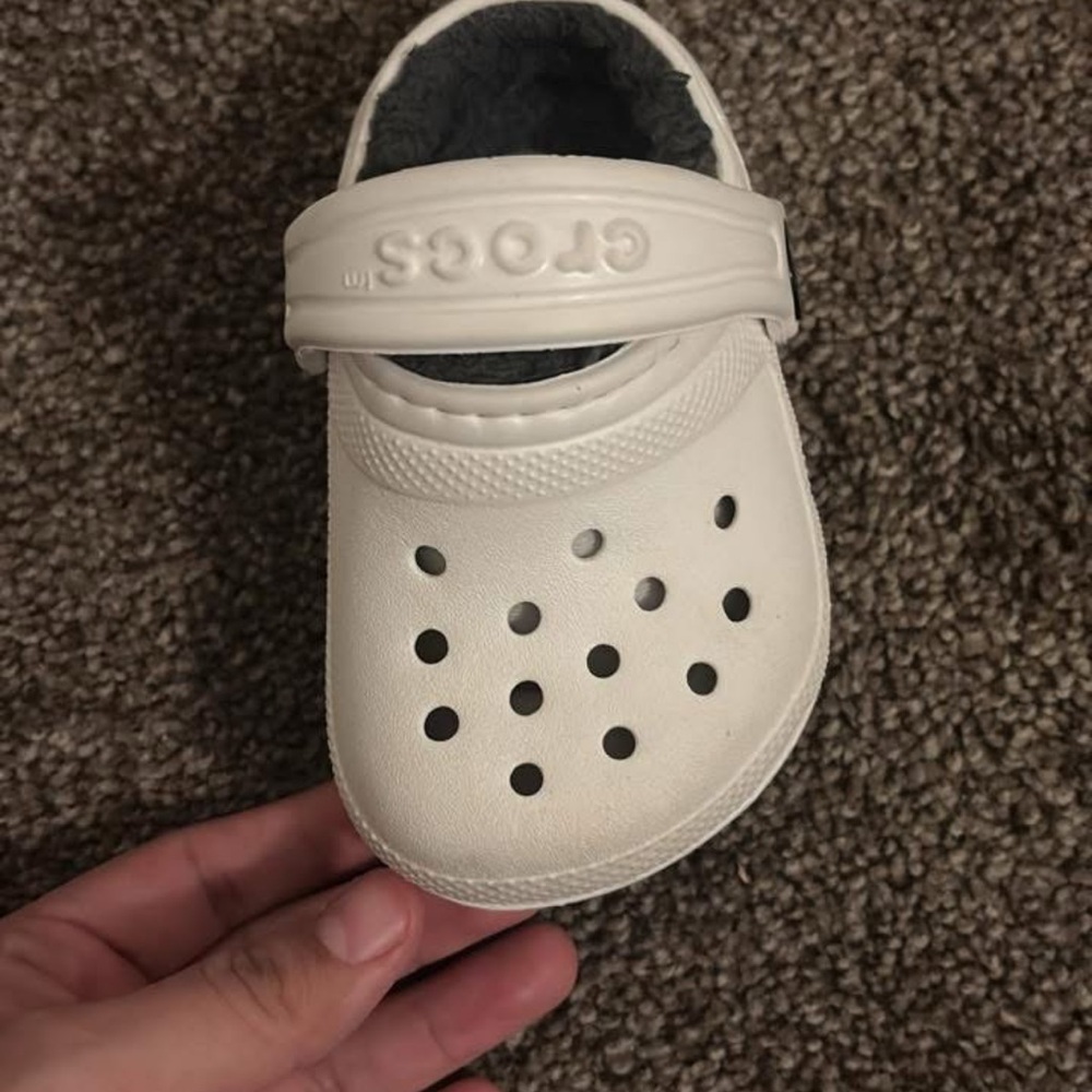 CROCS Kids Classic White Sandals